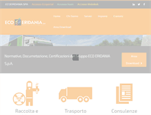 Tablet Screenshot of ecoeridania.it